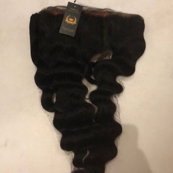Pure virgin hair, 360 lace frontal 20inches